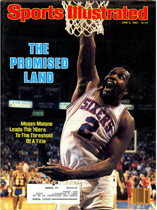 Moses Malone 6/6/83 Sports Illustrated Magazine