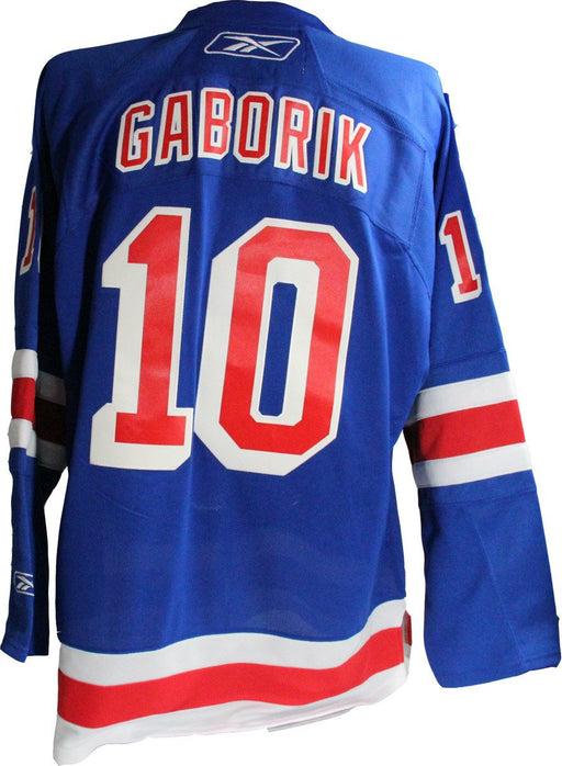 Marian Gaborik Blue Rangers Jersey Extra Large Uns