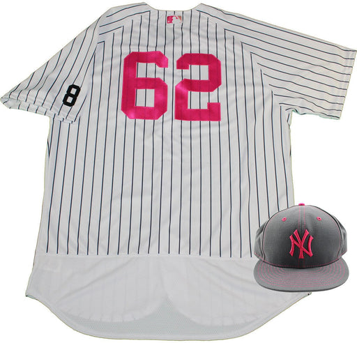 Alan Cockrell New York Yankees 2016 Mother's Day Game Issued #62 Jersey & Hat Set