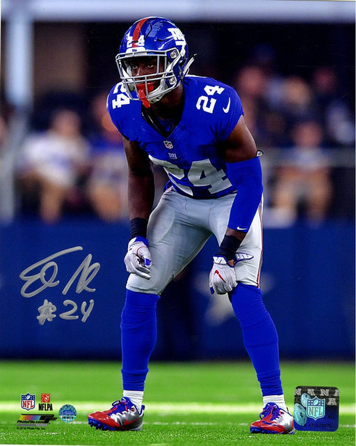 Eli Apple Signed 'Defending' 8x10 Photo