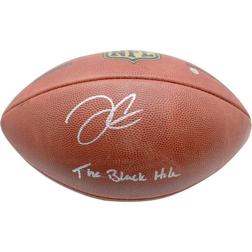 Derek Carr Signed Wilson NFL Duke Football w/ "The Black Hole" Insc