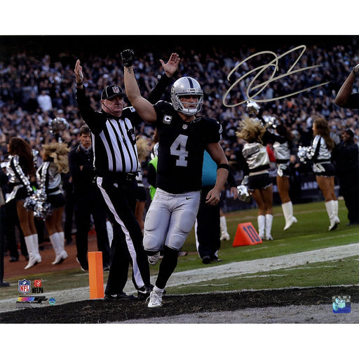 Derek Carr Signed Oakland Raiders 'TD Celebration' 16x20 Photo