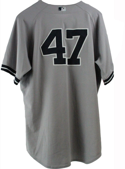 Ivan Nova Jersey - NY Yankees 2013 Season Game Used #47 Grey Jersey (8/3/2013) (0000003165) (Size 50) (EK383973)