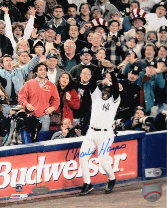 Charlie Hayes Signed 1996 WS Final Out Signed 8x10 Photo