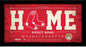 Boston Red Sox 10x20 Home Sweet Home Sign with Game-Used Dirt from Fenway Park