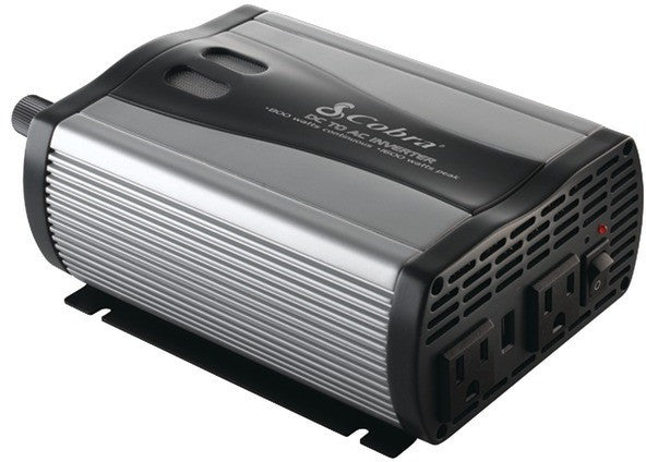 Cobra Electronics - 400-Watt 12-Volt DC to 120-Volt AC Power Inverter