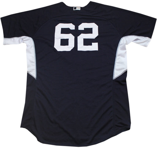 Robert Coello  Jersey - NY Yankees 2014 Spring Training Game Used#62 Home BP Top (HZ102099)