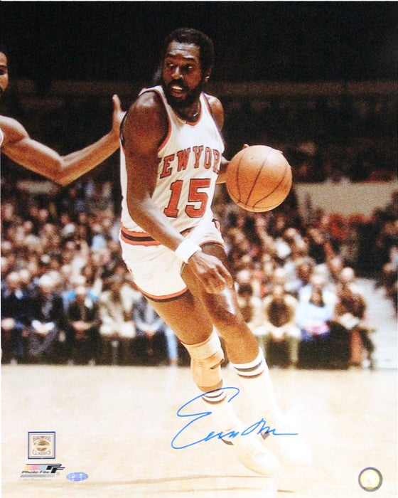 Earl Monroe Home Dribble Vertical 16x20 Photo