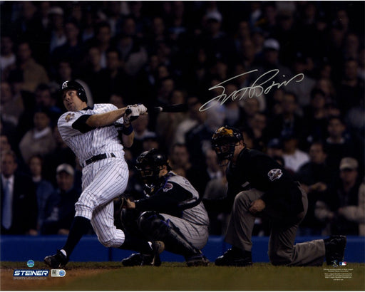 Scott Brosius Signed 2001 WS HR Swinging 16x20 Photos MLB Auth