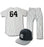 Cesar Cabral 2013 Team Issued Set - BP Hat Home BP Jersey Pinstripe Jersey & Pants