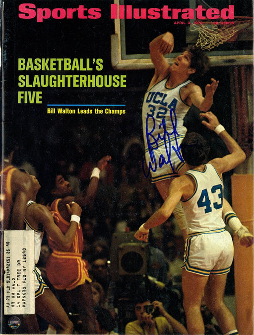 Bill Walton Signed 4/3/72 Sports Illustrated Magazine