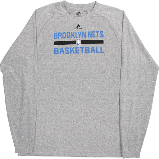 Earl Clark  Shirt - Brooklyn Nets 2014-2015 #55 Practice Long Sleeve Shirt (XL)