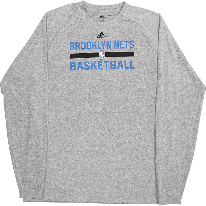 Earl Clark  Shirt - Brooklyn Nets 2014-2015 #55 Practice Long Sleeve Shirt (XL)