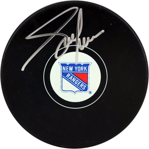 Adam Graves New York Rangers Signed Puck