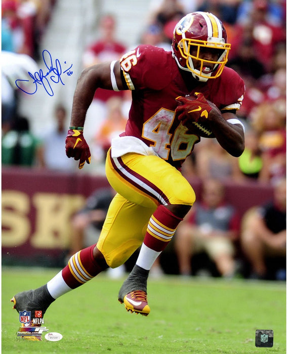 Alfred Morris Signed Washington Redskins 16x20 Photo JSA