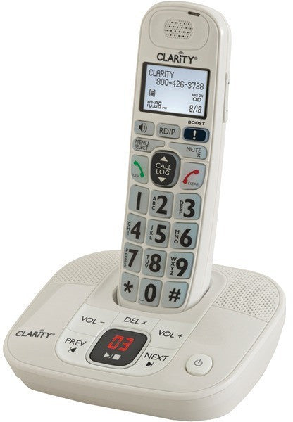 Clarity - DECT 6.0 Amplified Cordless Phone System with Digital Answering System