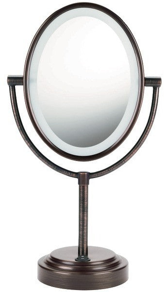 Conair - Double-Sided Lighted Mirror (Oiled Bronze)