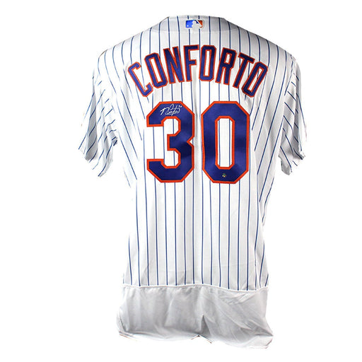 Michael Conforto Signed New York Mets Flexbase Authentic Home White/Royal Jersey