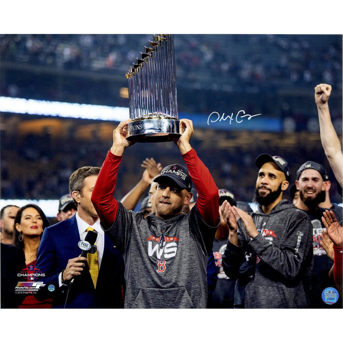 Alex Cora Signed Boston Red Sox 2018 World Series Champions 16x20 Photo