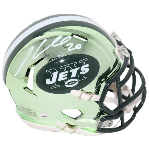 Isaiah Crowell Signed Riddell New York Jets Chrome Speed Mini Helmet 