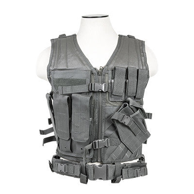 Vism By Ncstar Tactical Vest/Urban Gray M-xl