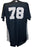 David Winfree #78 Yankees 2010 Spring Training Game Used Road Navy Jersey (Silver Logo) (50)