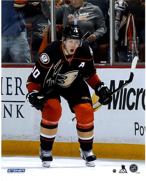 Corey Perry Anaheim Ducks Celebrates OT Goal Against Colorado Avalanche Signed 16x20 Photo