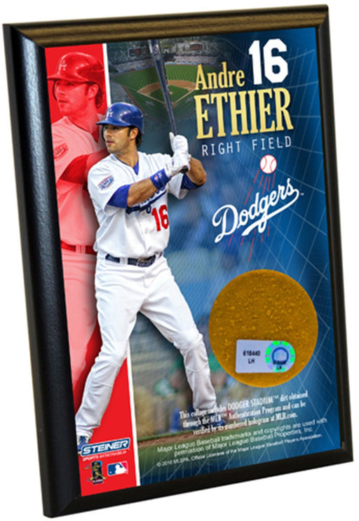 Andre Ethier 4X6 Dirt Plaque