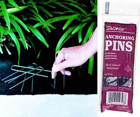 Garden Supplies: 6x1x6" 500 Pack Anchor Pins 1 Pack