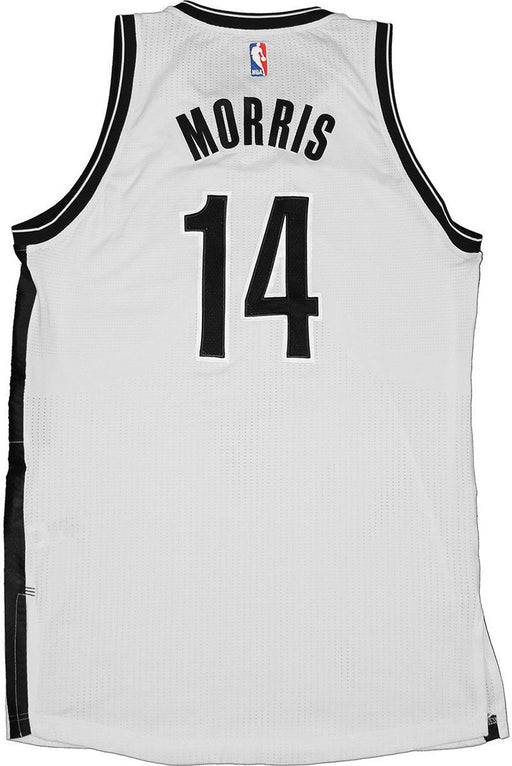 Darius Morris Jersey - Brooklyn Nets 2014-2015 Season Game Used #14 White Jersey (XL) (Used 3/2  3/4  3/23  3/27)(BKN00917)