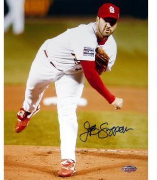 Jeff Suppan Gm 4 World Series Pitching 8x10