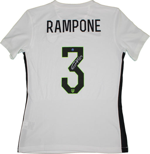 Christie Rampone Signed USA Women's Home White Nike Star Jersey