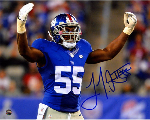 JT Thomas III Signed Tackle Celebration 8x10 Photo