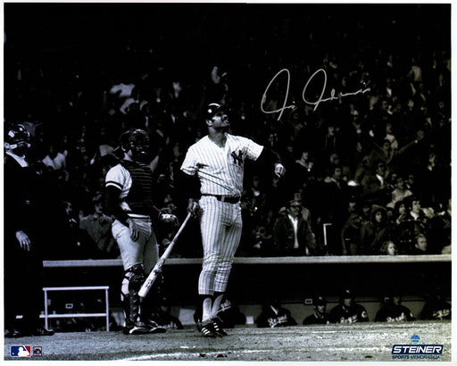 Chris Chambliss Signed ALCS Game Winning HR B/W Horizontal 16X20 Photo with White Border