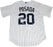 Jorge Posada Signed Posada Retirement Logo Replica Home Yankees Jersey MLB Auth