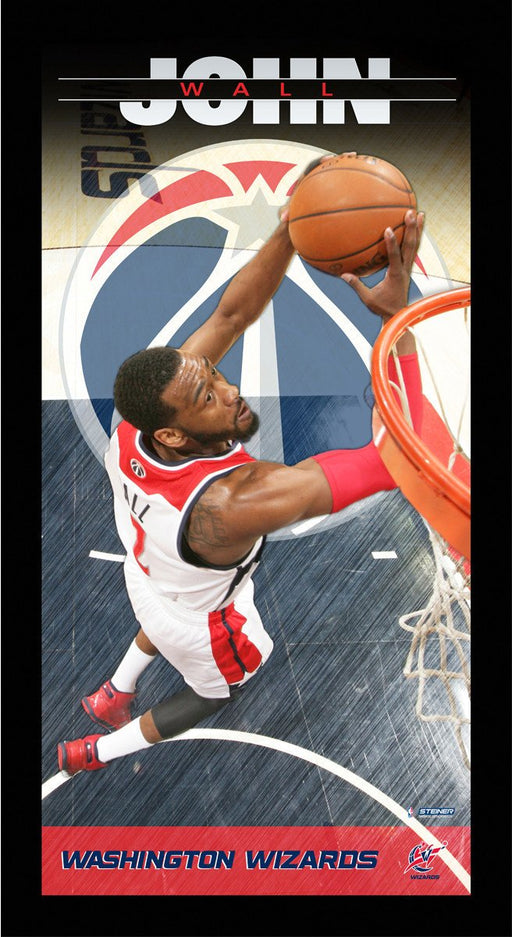 John Wall Washington Wizards Player Profile Wall Art 9.5x19 Framed Photo