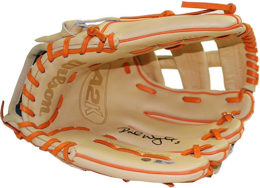 David Wright Signed Wilson Game Model WTA2K Glove MLB Auth