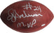 OJ Anderson Super Bowl XXV Football w/ "SB XXV MVP" Insc.