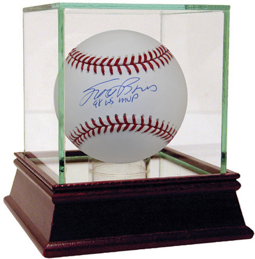 Scott Brosius MLB Baseball w/ "1998 WS MVP" Insc. ( MLB Auth)