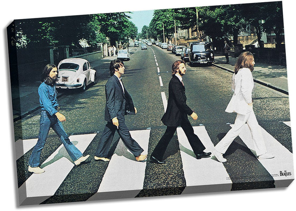 The Beatles Abbey Road 24x36 Stretched Canvas