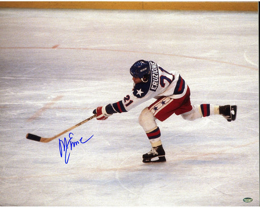 Mike Eruzione Signed Team USA 16x20 Photo ( SchwartzSports Auth)