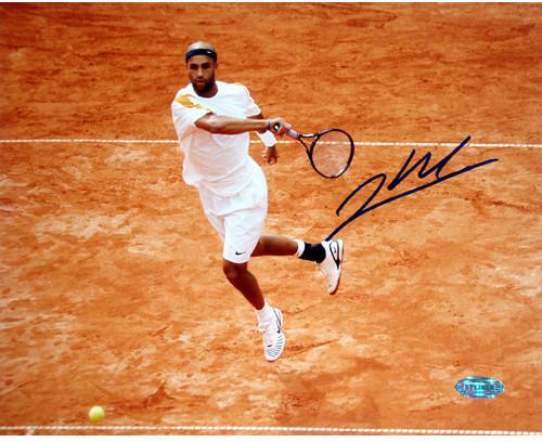 James Blake Red Clay In Air Signed 8x10 Photo