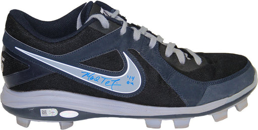 Mark Teixeira Signed 2014 Game Used Navy Blue and Grey Rubber Cleat (MLB Auth) Size: 13.5