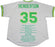 Rickey Henderson Signed Grey Throwback A’s Jersey w/ Embroidered Stats (Use in Frame Only)