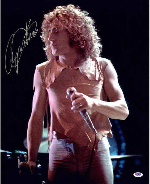 Roger Daltrey Signed Close up View  16x20 Photo ( PSA/DNA Holo Only)