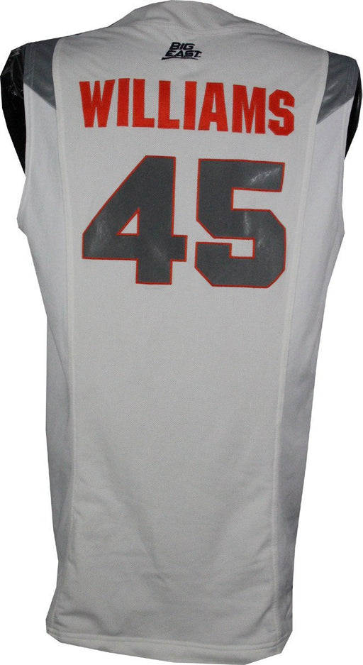 Sean Williams #45 2008-09 Syracuse Game Used White Jersey (54) (Length +4)