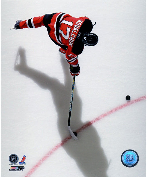 Ilya Kovalchuk New Jersey Devils Red Jersey Overhead 8x10 Photo uns Gettynbr 96772661- PF