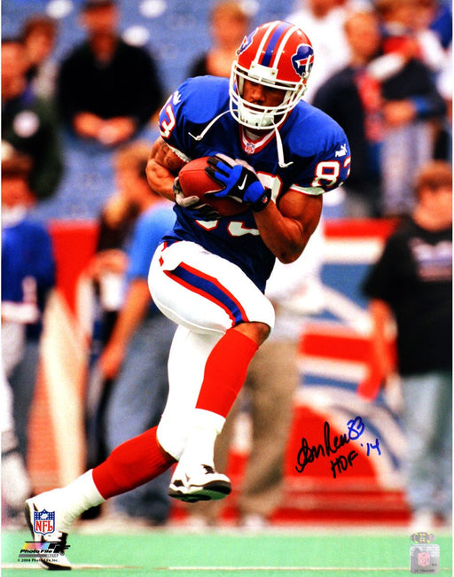 Andre Reed Running with Ball Veritcal Bills 16x20 w/"HOF 14"Insc.