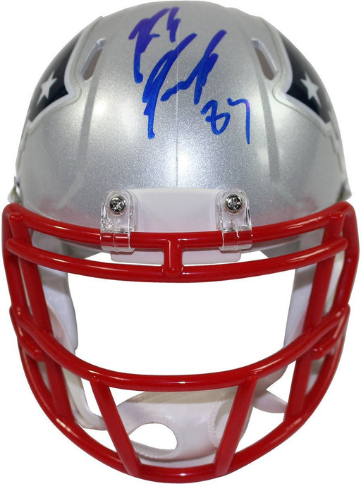 Rob Gronkowski Signed New England Patriots Riddell Speed Mini Helmet