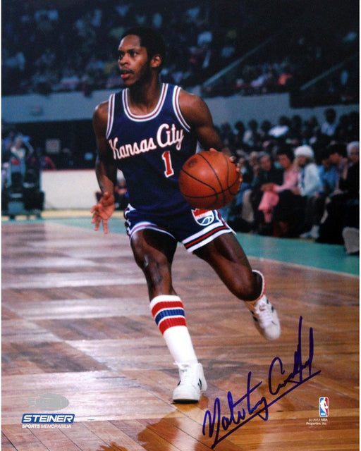 Nate Archibald Kansas City Kings Against Boston Celtics Signed 16X20 w/ HOF 91"Insc.